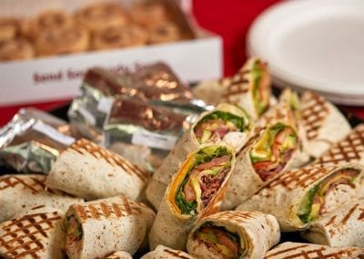 Assorted lunch sandwiches. Denver catering photography
